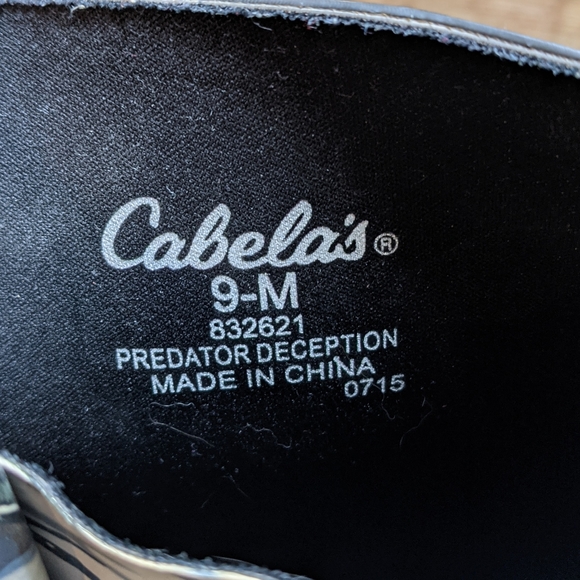Cabela's predator deception boots - Picture 5 of 12